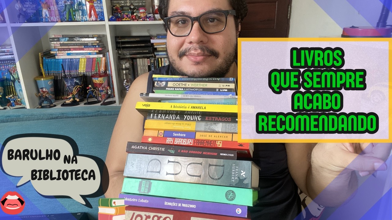 Livros favoritos antes de começar o canal