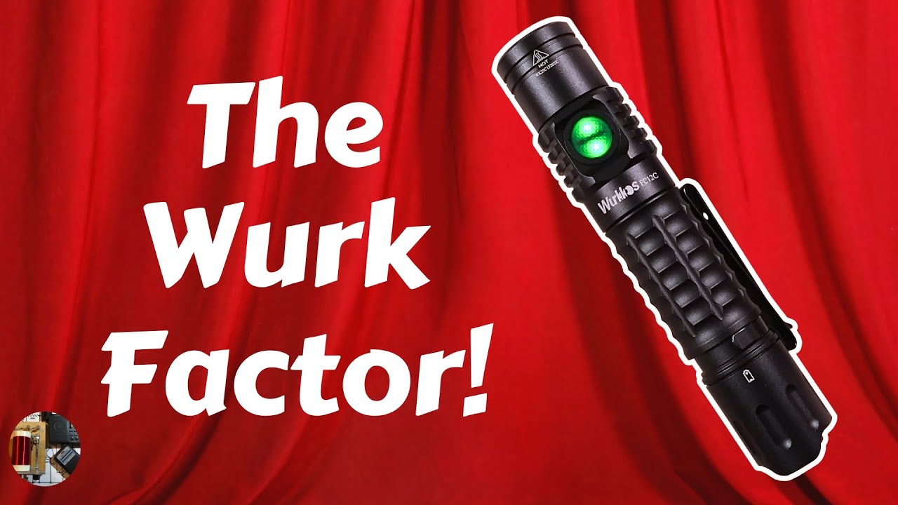 Wurkkos FC12C 18650 EDC Tactical Flashlight Review