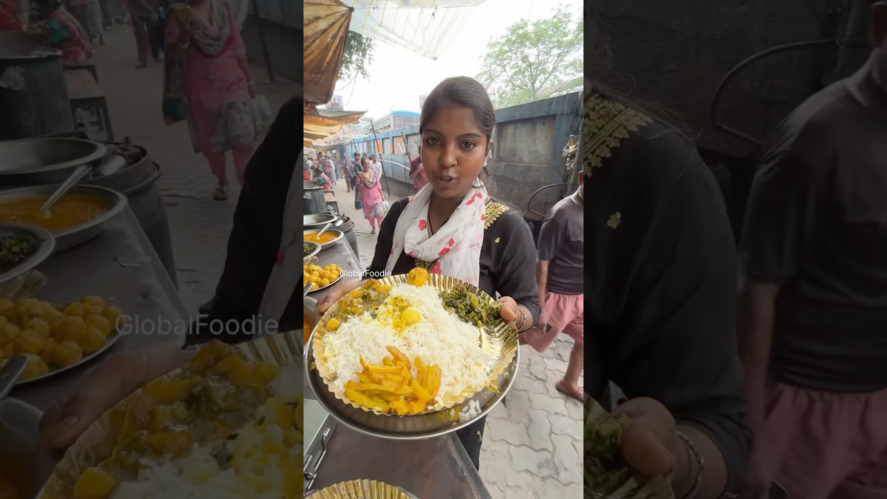 India&rsquo;s most cheapest price veg thali only rupees 30  #food #streetfood