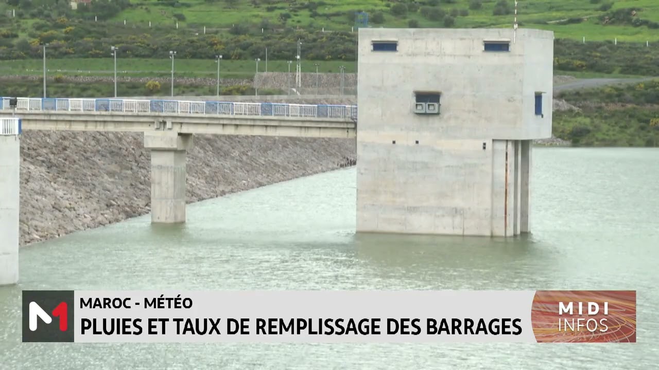 Dernières pluies au Maroc : impact positif sur le taux de remplissage des barrages