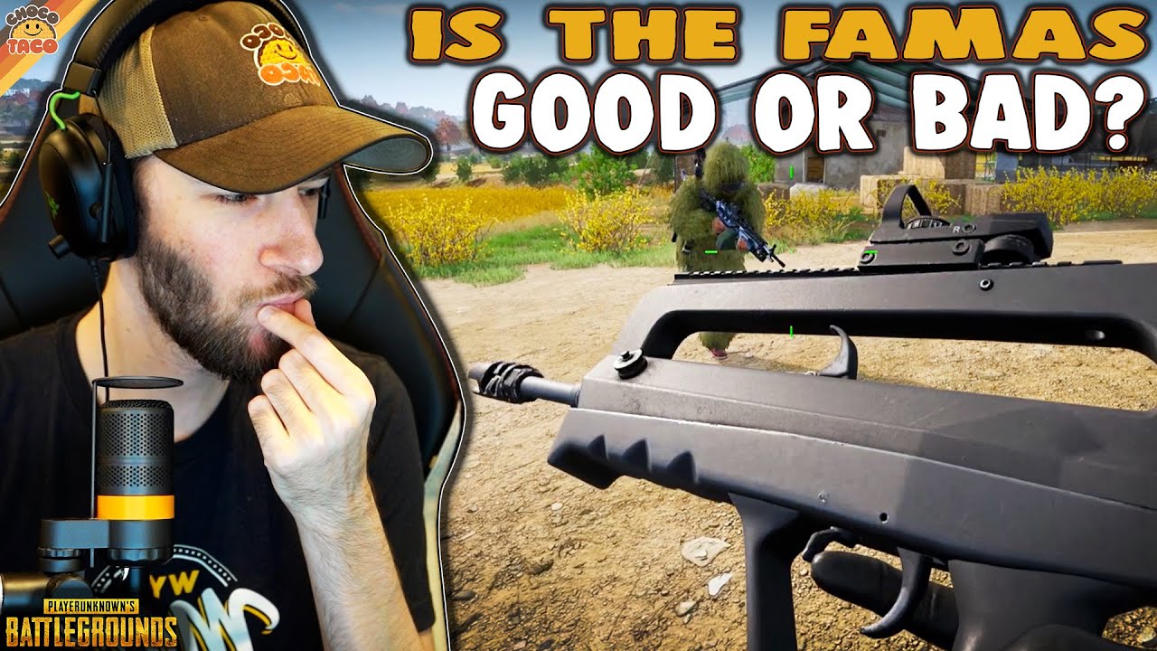 Отношения любви/ненависти chocoTaco с FAMAS при участии HollywoodBob — геймплей PUBG Duos
