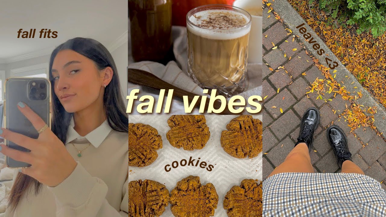 The perfect fall day (diy PSL,fall fashion,vegan cookies & exploring)