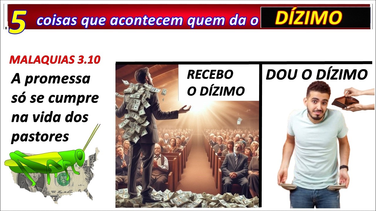 Sabe porque você da o dízimo e continua pobre? O que acontece com quem dá e quem não da o dízimo ?