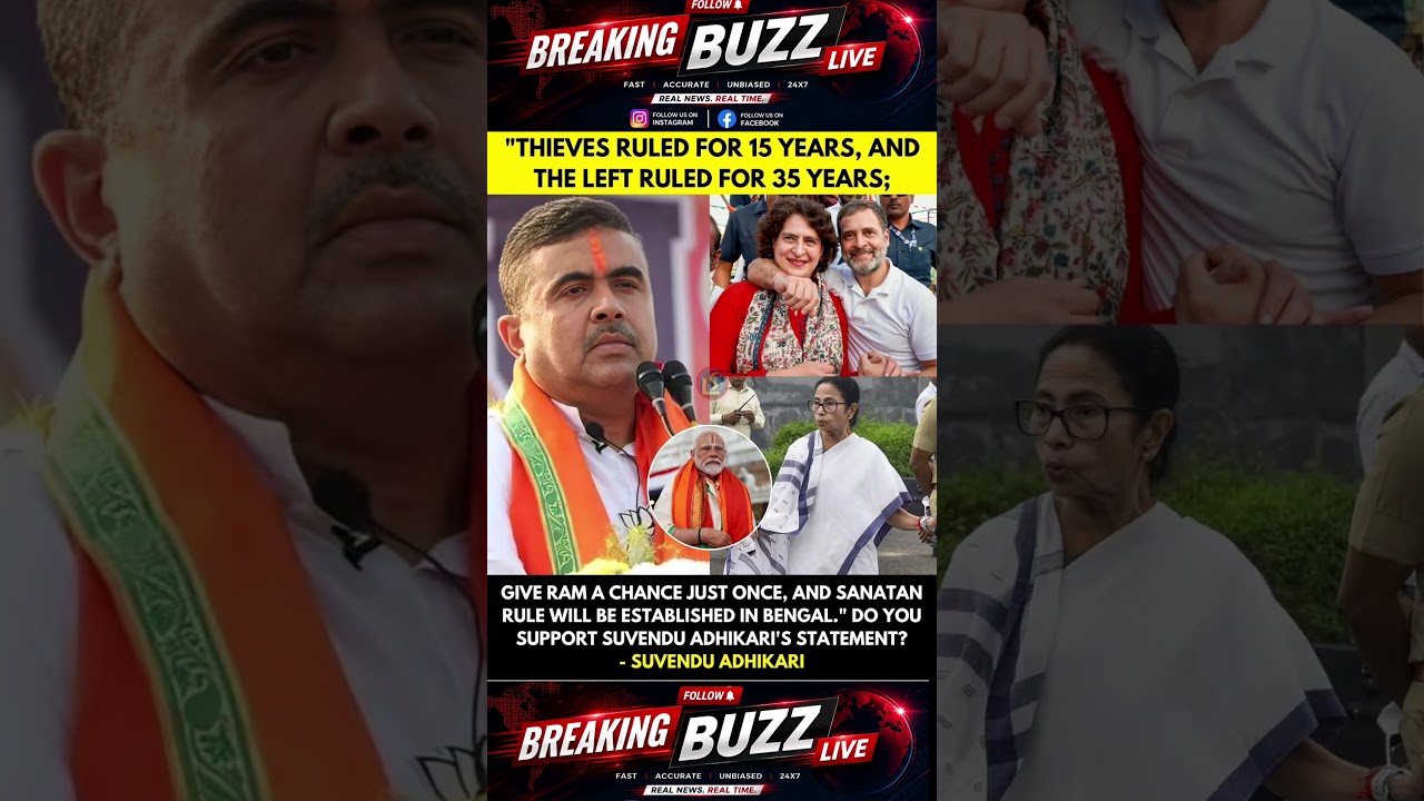 Suvendu Adhikari&rsquo;s BIG Statement On Bengal Politics! 🚨