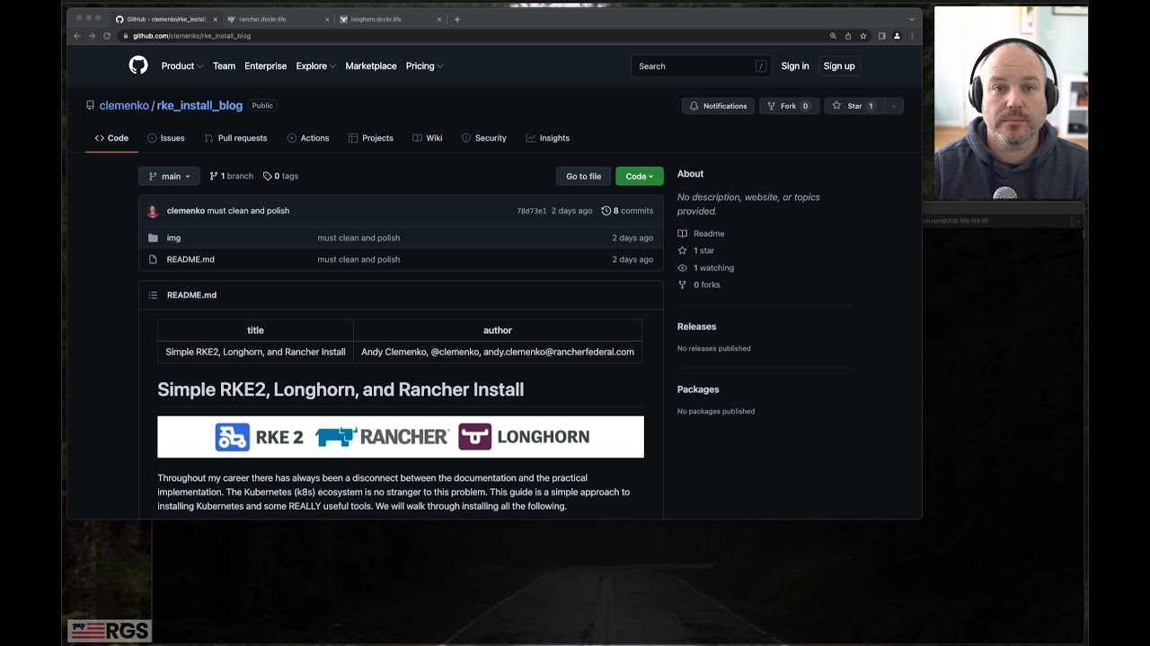 Outdated - Simple RKE2, Rancher and Longhorn Install