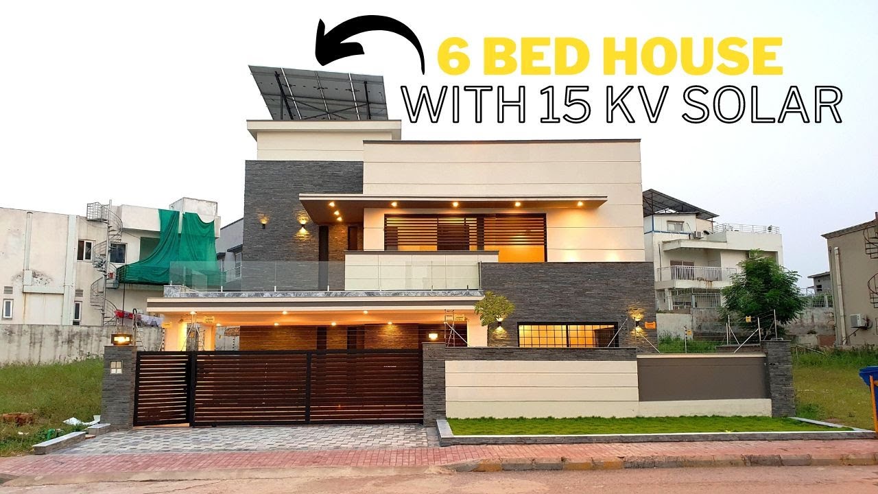 Amazing 1 Kanal 6 Bed House│Proper Double Unit│15 KV Solar│House For Sale In Bahria Town Rawalpindi