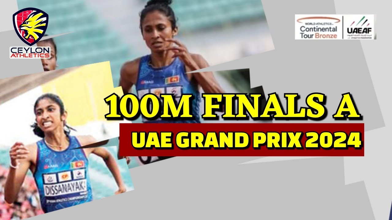 800m Womens Final Tharushi Karunaratne did not finish & Gayanthika Finished behind -UAE GP 2024