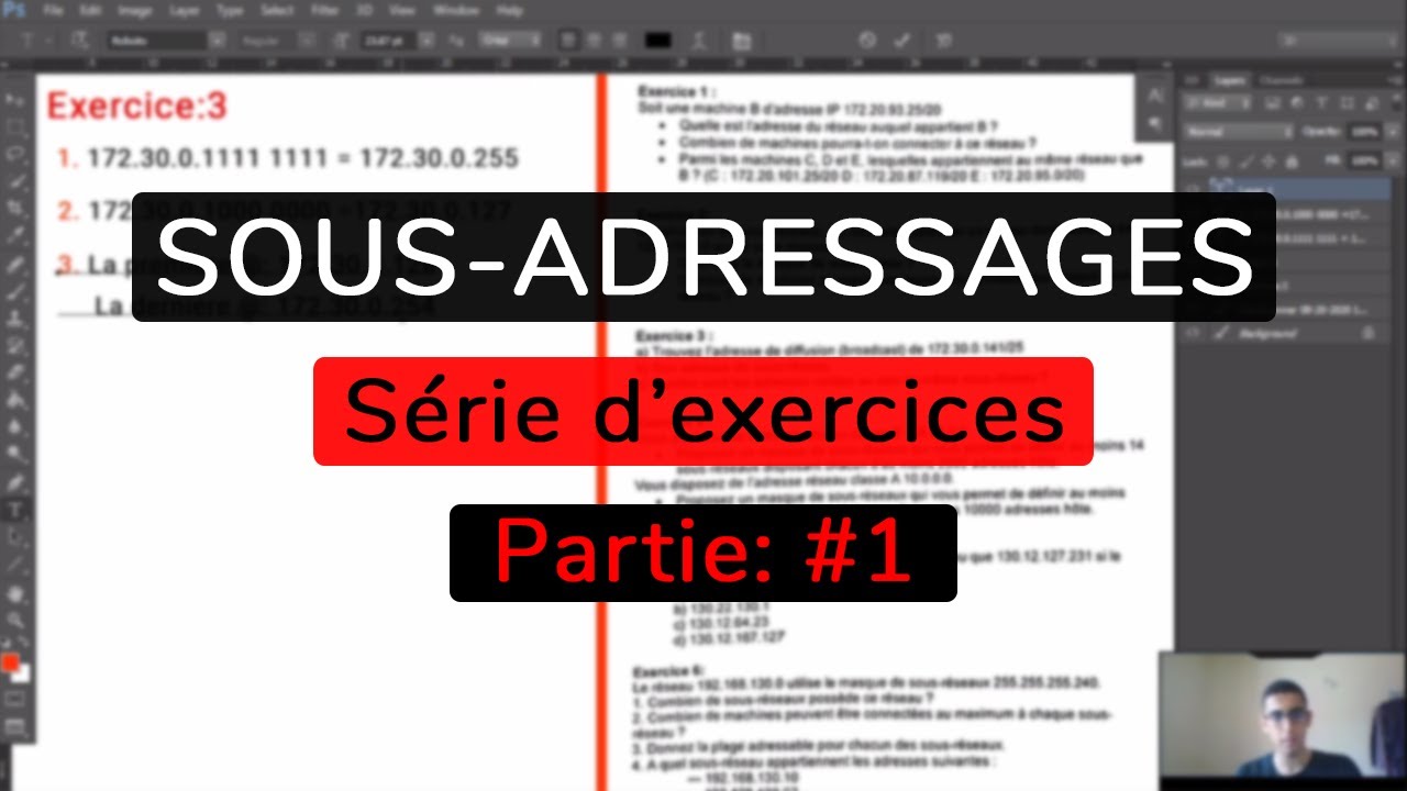 Sous Adressage: Série d'Exercices (Partie_1)  - الدارجة المغربية
