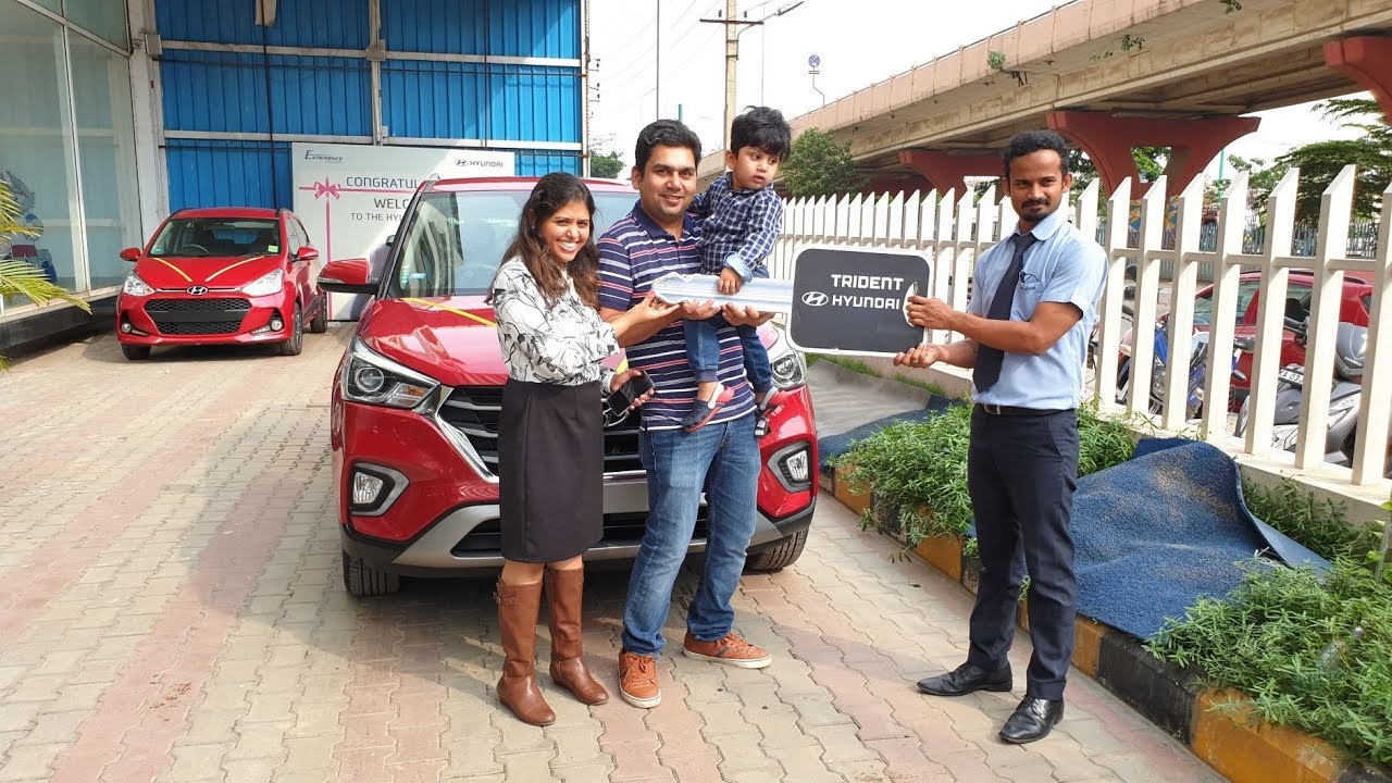 Worshipping&Taking Delivery of Hyundai Creta|Exterior,Interior&Attractive Alloy Video