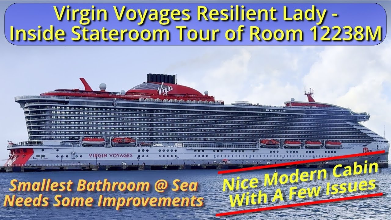 Virgin Voyages Resilient Lady Inside Cabin Tour - Cabin12238