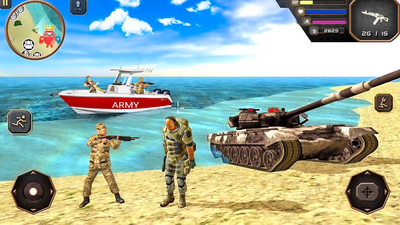 Retired Army Officer Simulator - Fun at Military Base - Android Gameplay