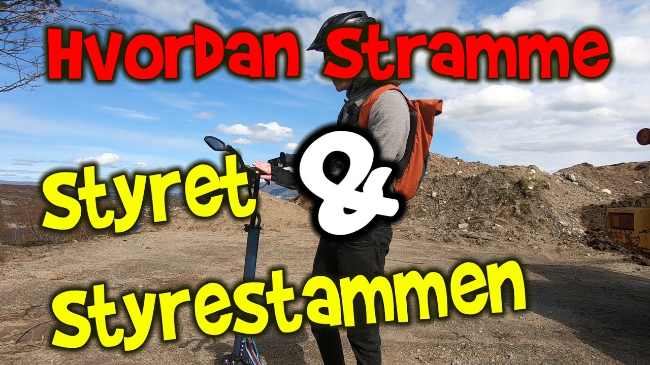 Hvordan stramme styret på E-wheels E7-E8 Classywalk N1-N7 etc.#17
