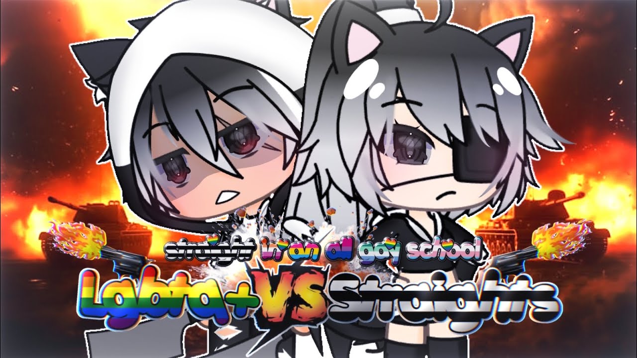 Lgbtq+ VS Straights | Straight in an all gay school part 3 |Original GLMV |Gacha Voiced |JOKE |13+‼️