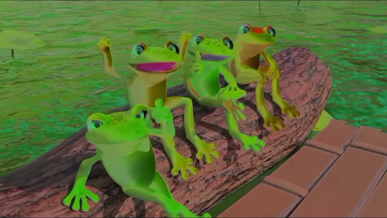 “Frogs Cheering For Their Friend”/Sponsored by gamavision csupo effect 