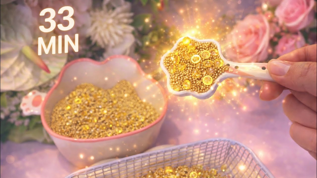 ASMR Scoop Order 🍰 Pastel Charms Sorting & Satisfying Sounds (33 Minutes)