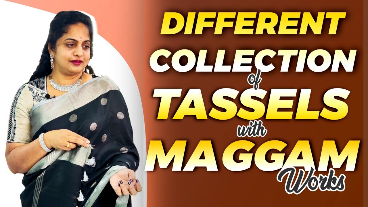 vasanthicreations Different collections Of Tassels with maggam works #boutique #maggamwork #tassels