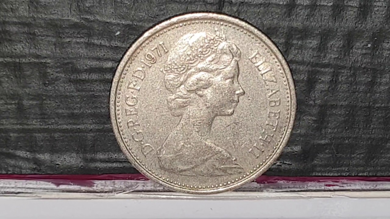 UK 1971 5 Pence Coin