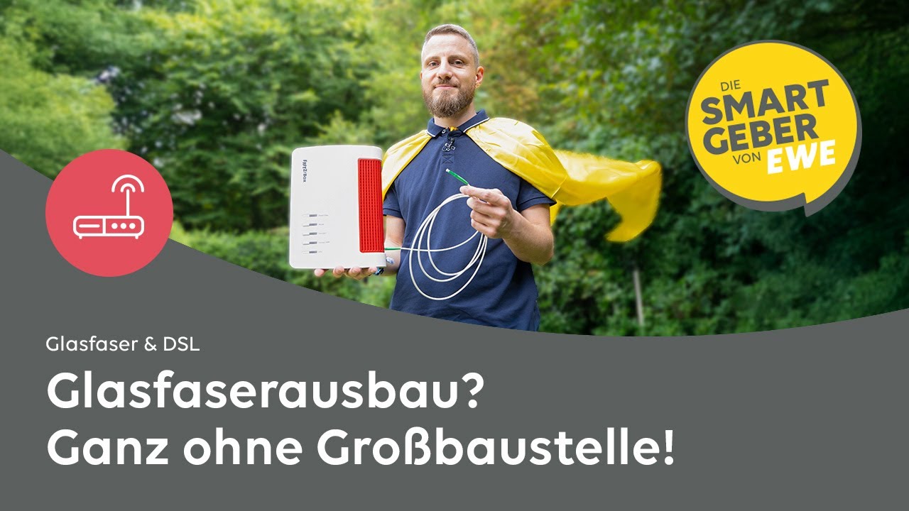 Glasfaseranschluss ohne Gro&szlig;baustelle &ndash; So l&auml;uft der Einbau ab!