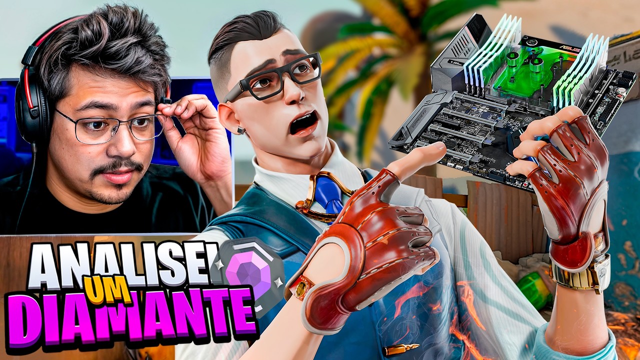 ANALISEI UM DIAMANTE COM BUFF DA PLACA MÂE!