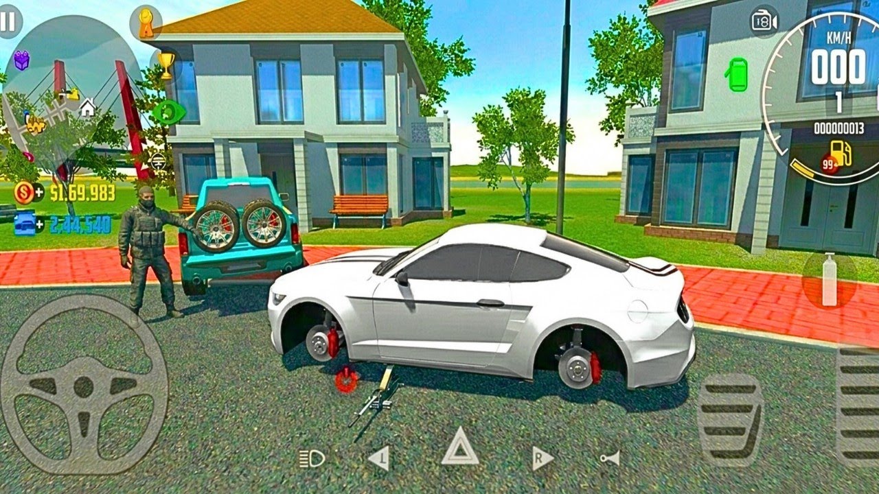THEY STOLE EVERYTHING MY MUSTANG IS ON BRICKS 😯😈 || CAR SIMULATOR 2 GAMEPLAY 