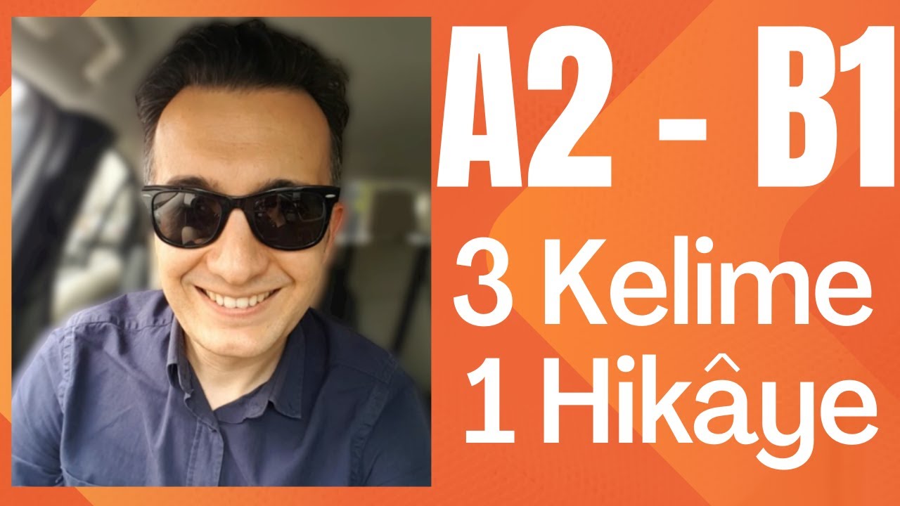 A2- B1 Türkçe Pratik | 3 Kelime ile 1 Hikaye Yapalım |  1. Yolculuk 2. Gündüz  3. Gözlük
