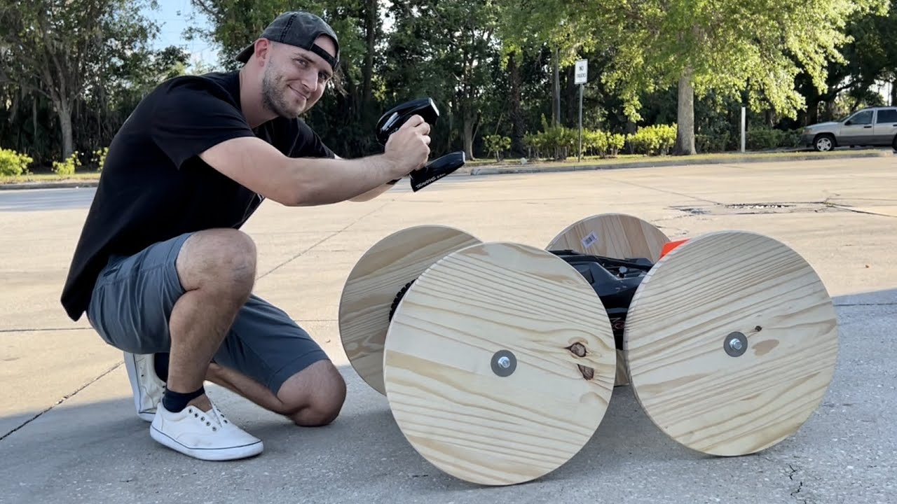 I Put WOODEN WHEELS on the Traxxas XRT
