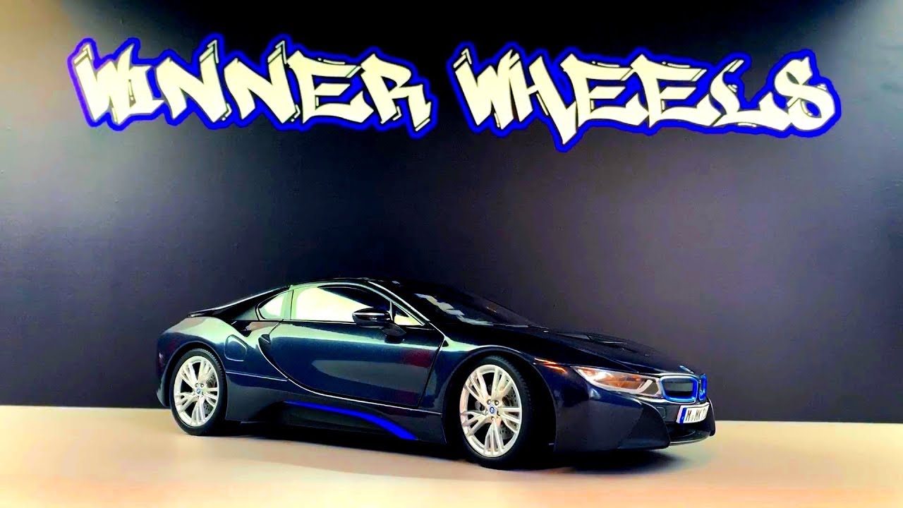 Diecast BMW i8 купе обзор 2020 масштабная модель 1:18 от Paragon