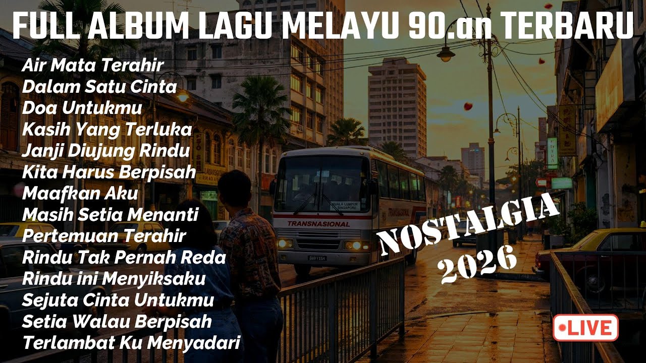 Full Album Lagu Malaysia 90.an - Lagu Melayu Enak Didengar Saat Kerja