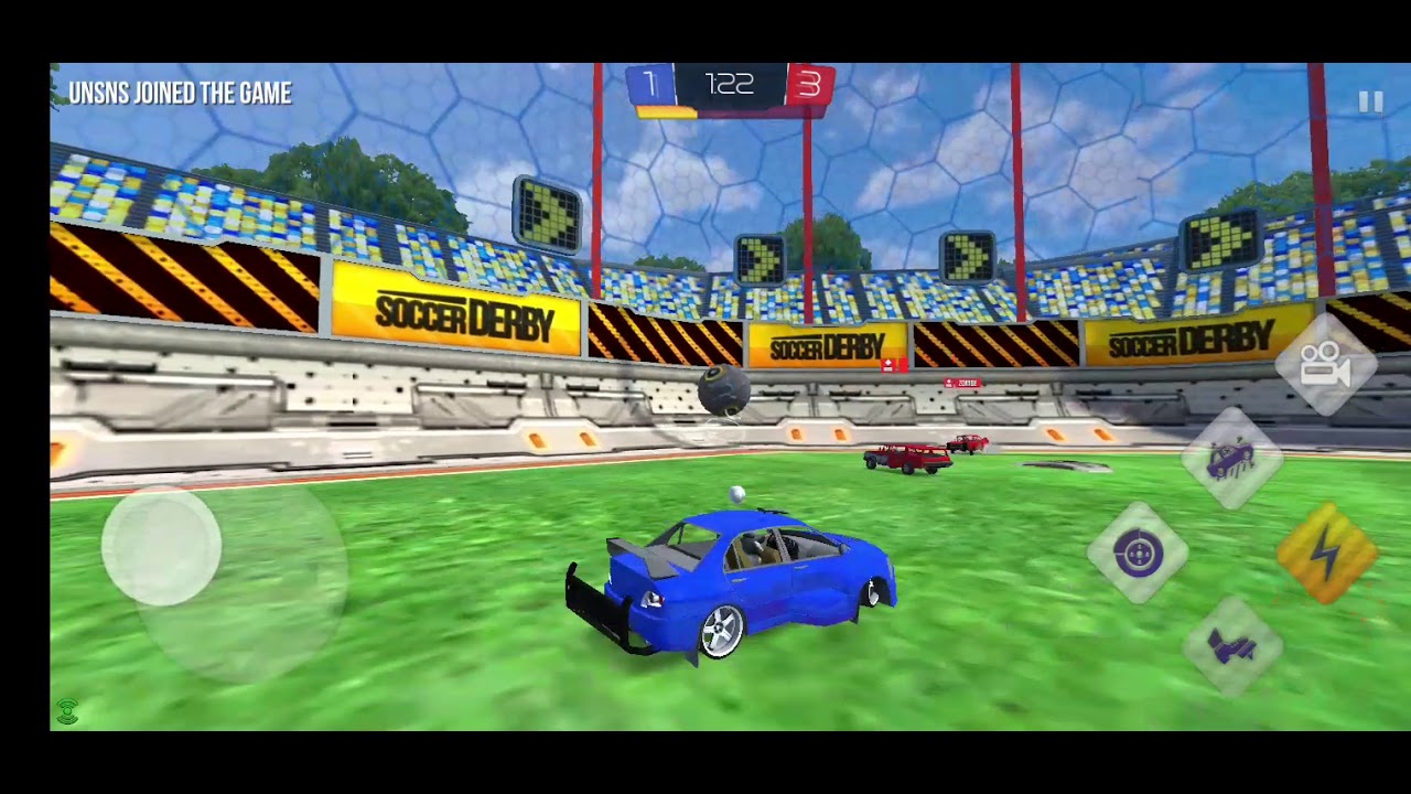 Rocket soccer derby gameplay