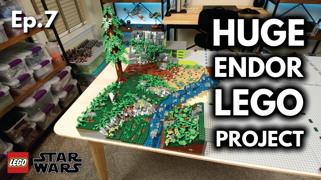 Starting the Endor Bunker - Battlefront 2 LEGO Star Wars MOC - Episode 7