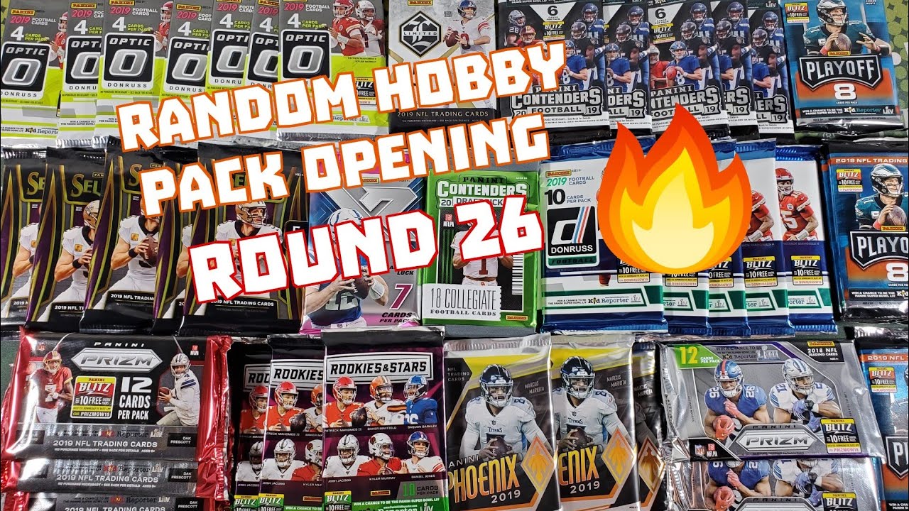 Random Football Card Hobby Pack Opening Round 26! 🔥🔥🔥