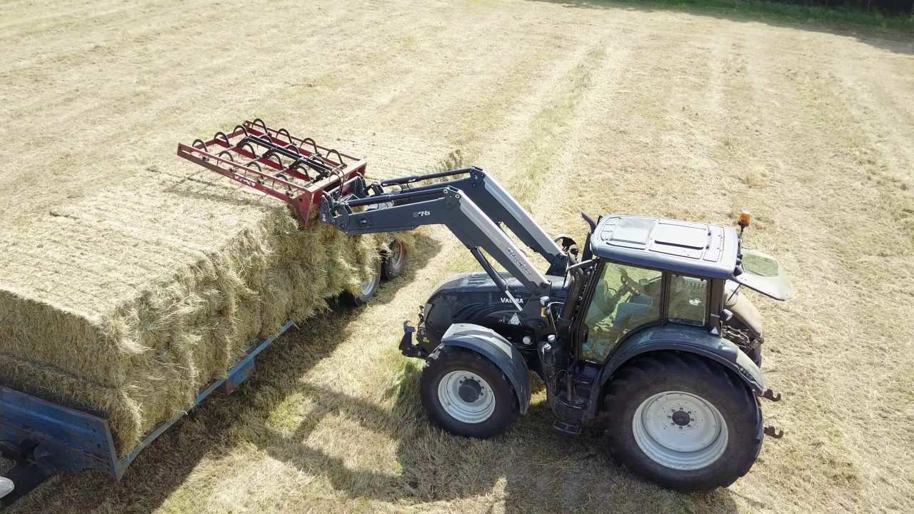 Loading Hay With A Valtra Versu | Drone | QHD