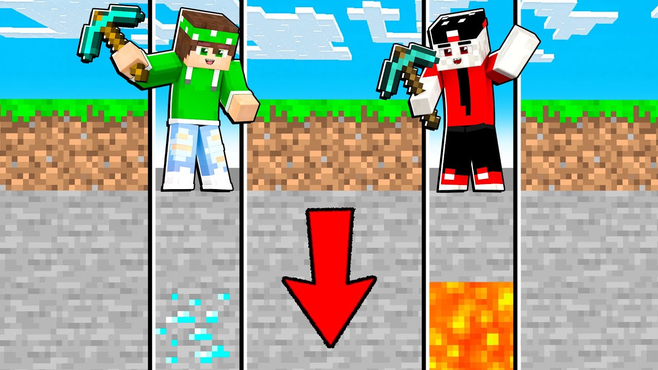 NON SCAVARE MAI SOTTO I TUOI PIEDI su MINECRAFT!