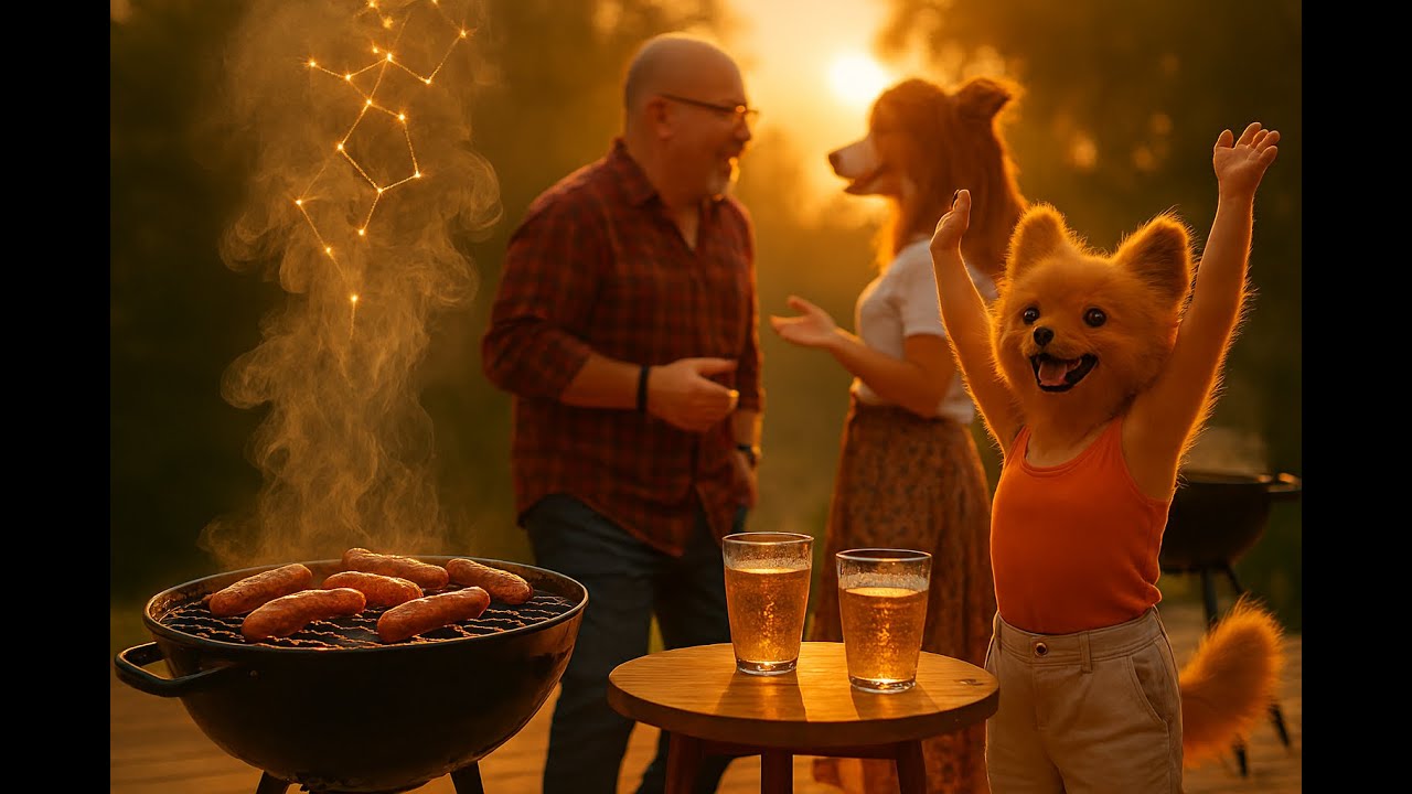 Lola, Nala et moi,_En monde apéro barbecue