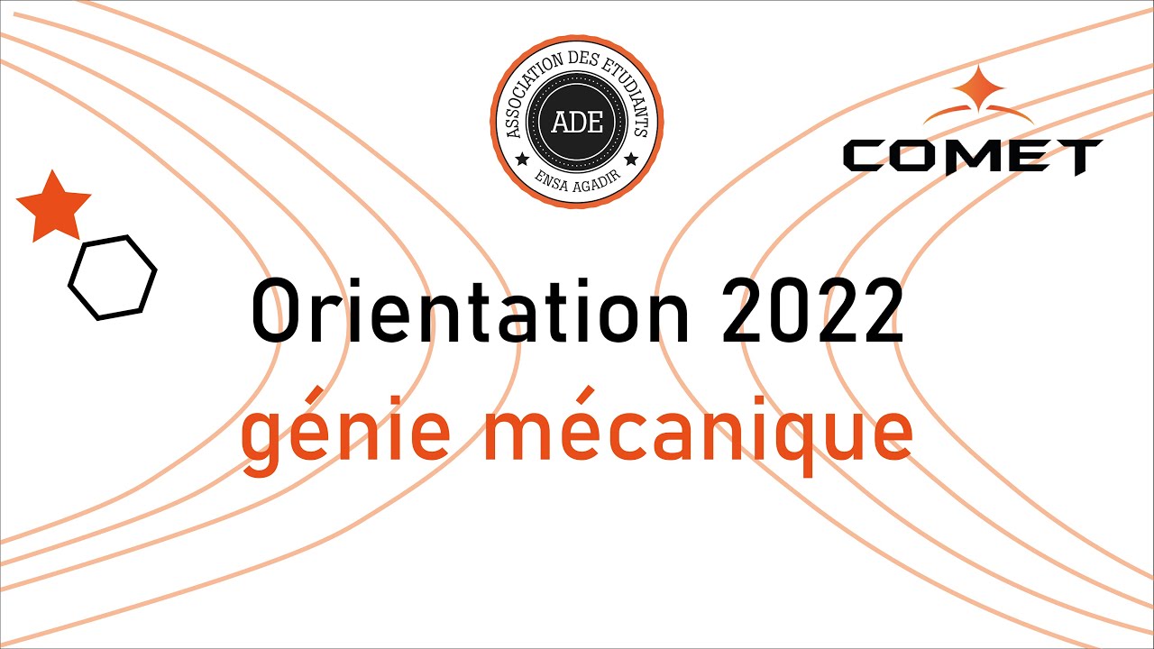 Orientation du  génie mécanique