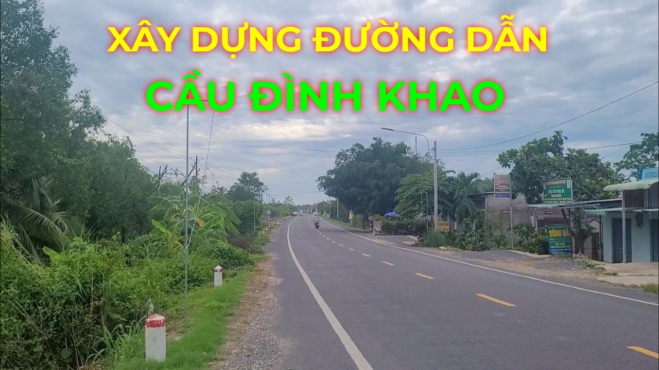 Vĩnh Long chuẩn bị xây dựng đường dẫn cầu Đình Khao thay thế phà Đình Khao