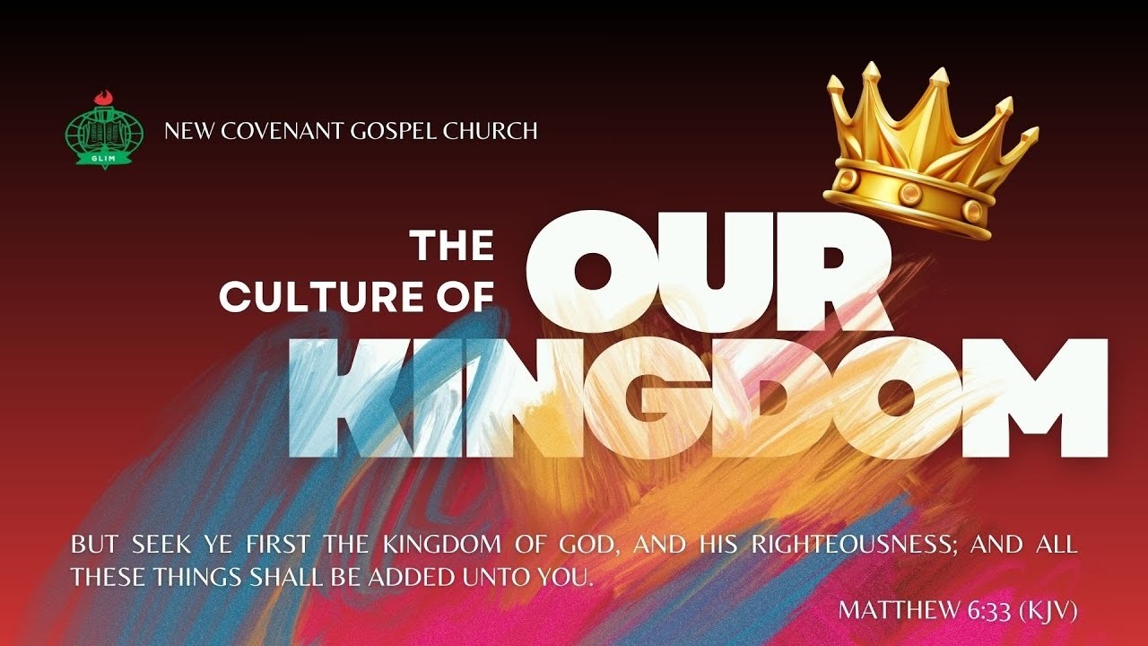 THE CULTURE OF OUR KINGDOM || REV DR FELIX OMOBUDE || 04.01.2026