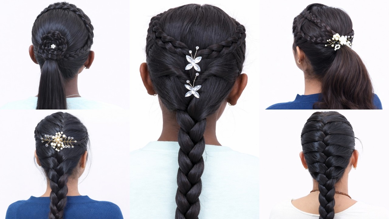 Быстрый и простой урок по созданию офисной прически | Новый стиль для волос средней длины | Элега...