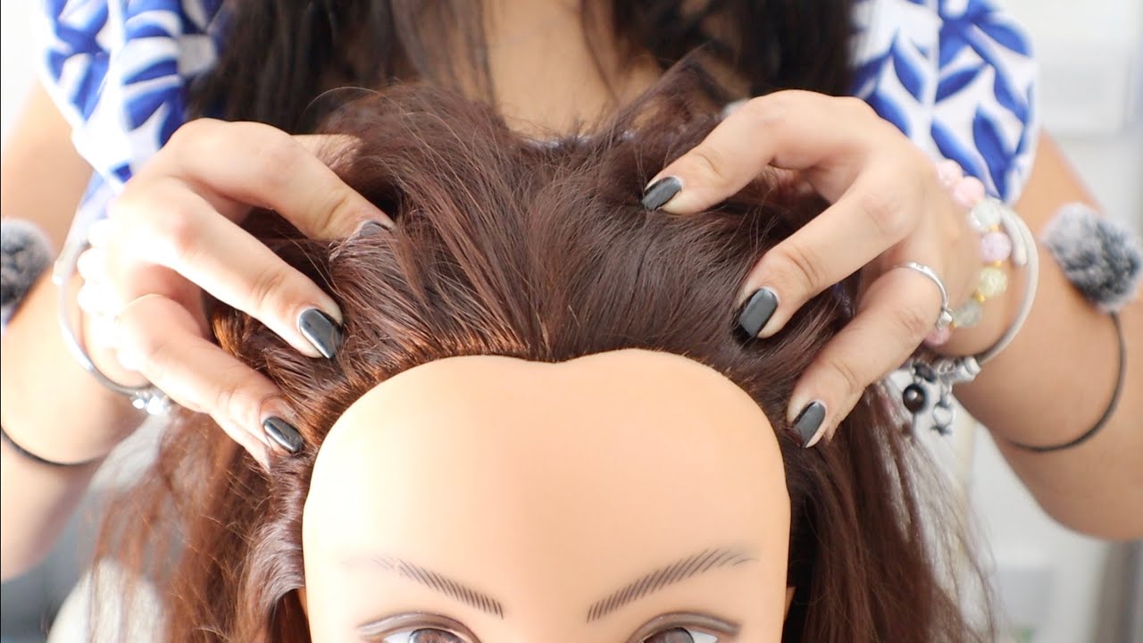 ASMR Deep Scalp Massage & Relaxing Hair Styling 💆🏻&zwj;♀️😴
