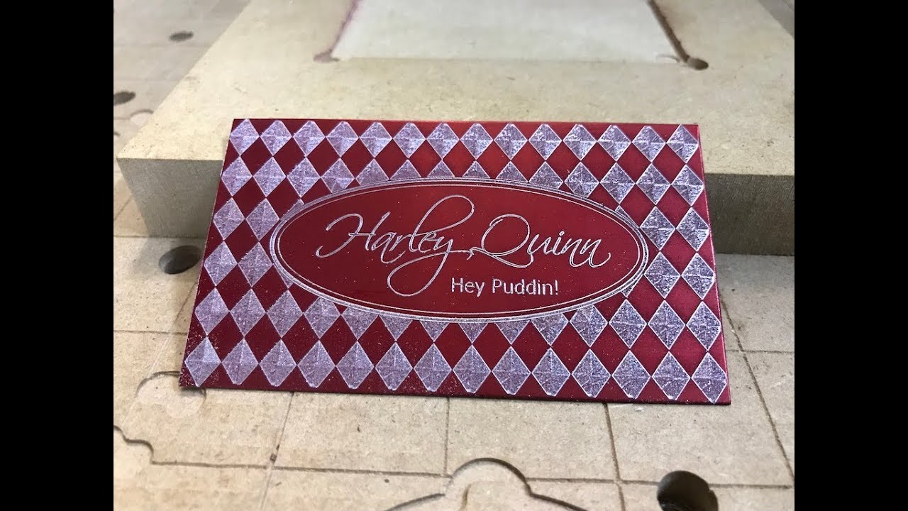 Using a Diamond Drag Bit to Create a Metal Business Card