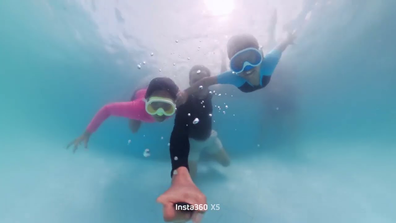 Eli and Rodward swimming activities