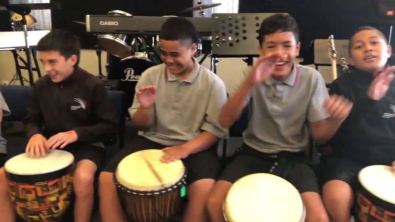 African Drumming Lessons at Chisnallwood Intermediate School 2021