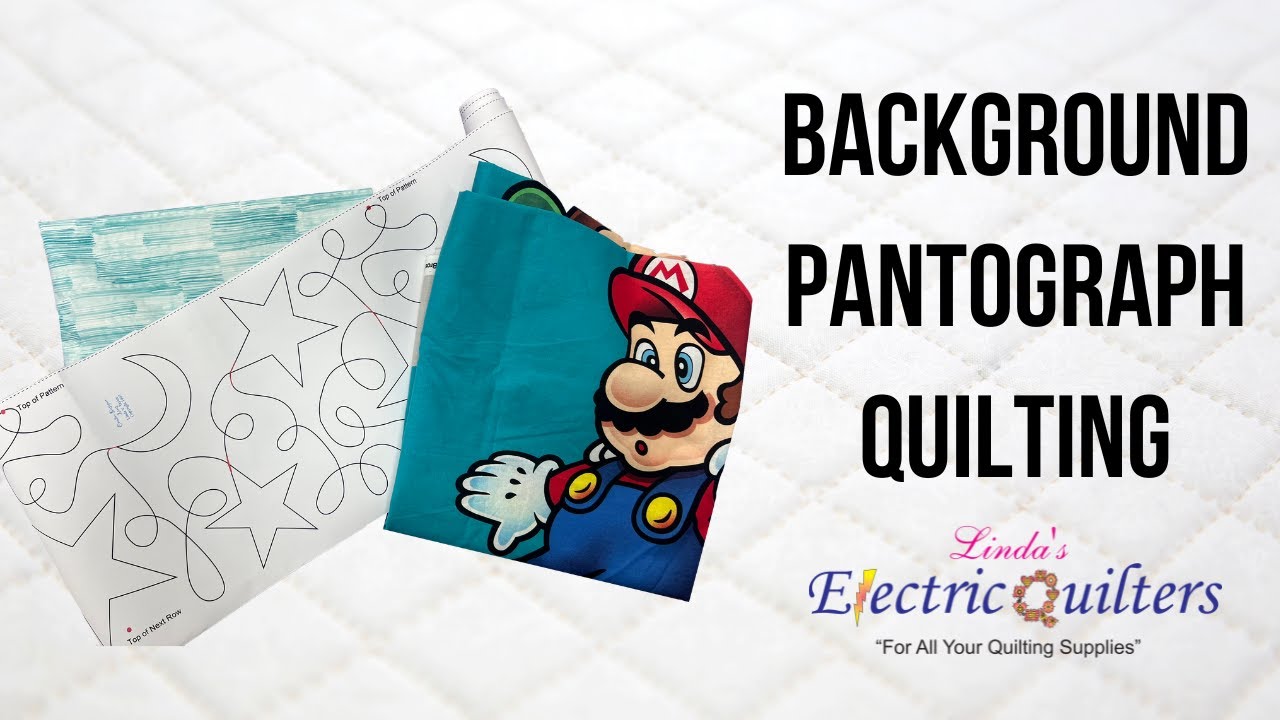 HOW TO: Background Quilting with a Pantograph Pattern
