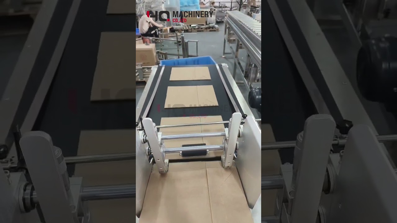 high speed carton paging conveyor machine|YQ stacking and feeding system for case #packagingmachine