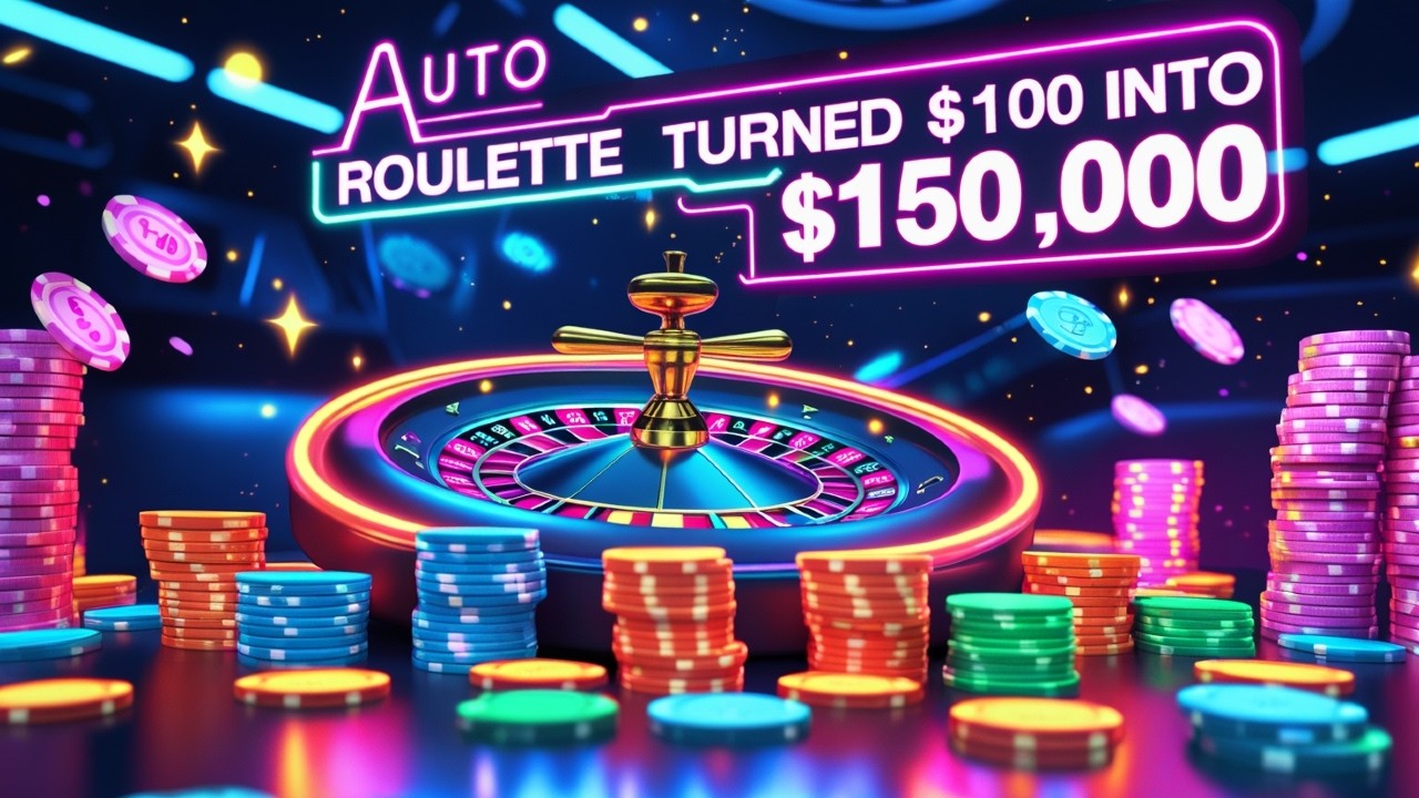 My Biggest Auto Roulette win ever $100 to $150,000!