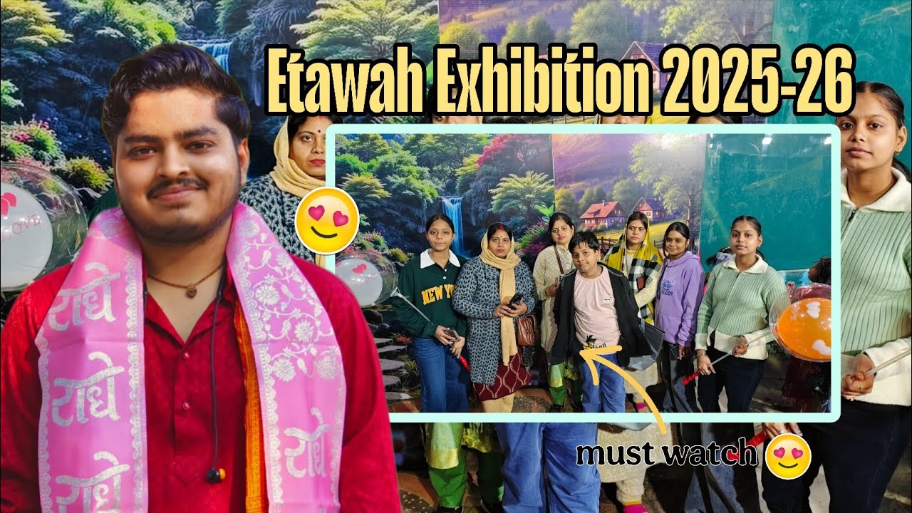 Aaj etawah ki Numaish mein jalpari dekh li 💙 | vlog 4 | Etawah Numaish | The Krishna Show 