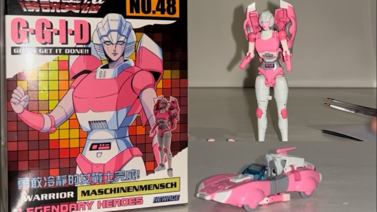 How to transform Newage warrior maschinenmensch. Transformers legends scale arcee figure no 48