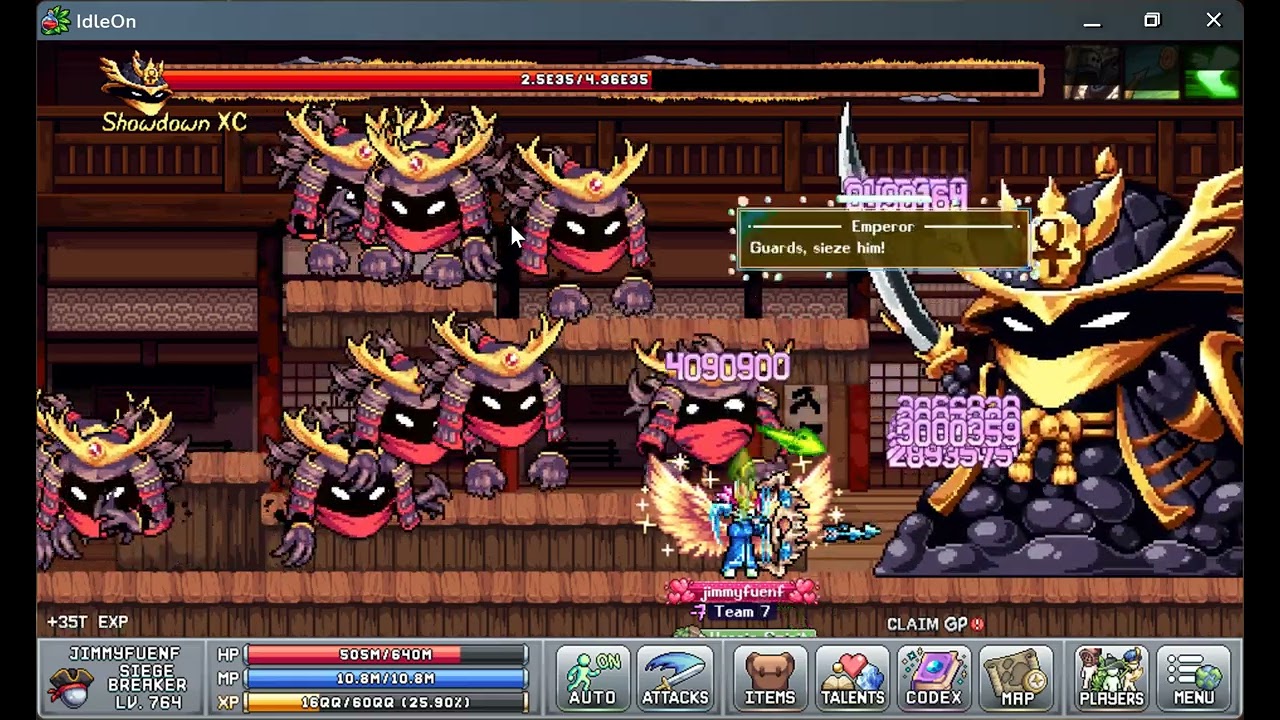Legends of Idleon - Emperor Showdown 90