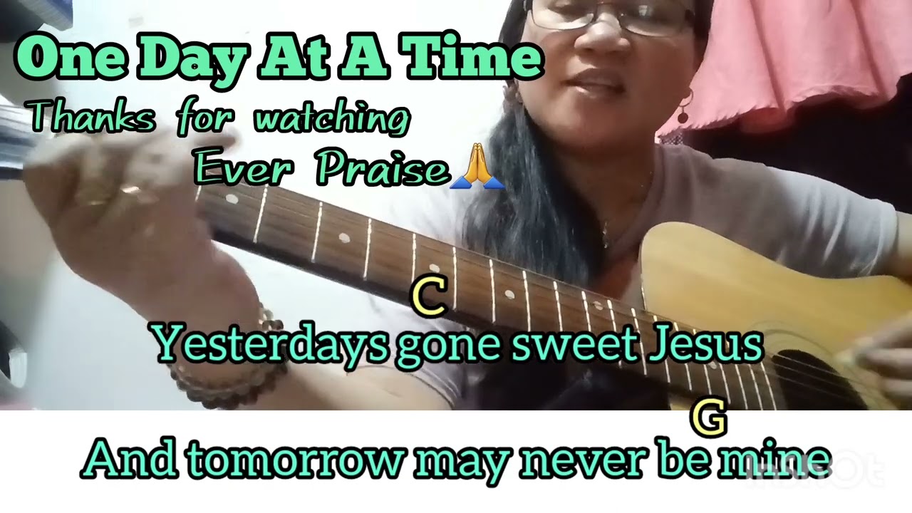One Day At A Time cover w/ lyrics & chords #myversion