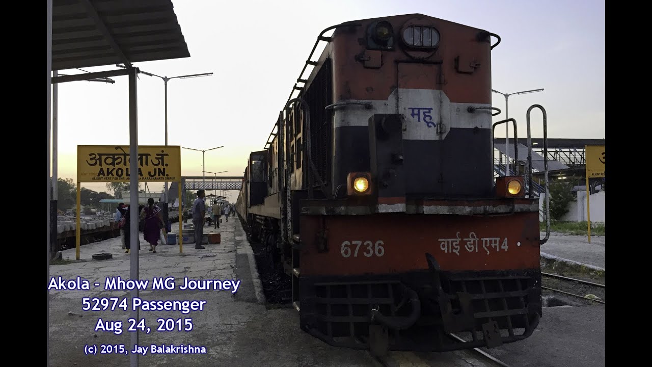 Akola - Mhow Meter Gauge Journey